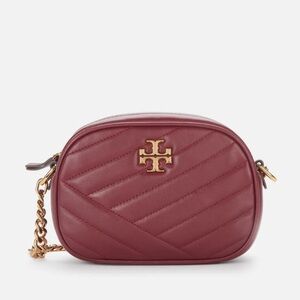 Tory Burch Women's Kira Chevron Small Camera Bag - Imperial Garnet